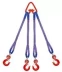 Строп текстильный четырехветвевой 4СТ 5 т  L=4 м  SF7 60 мм Звено РТ- 3 купить в Перми