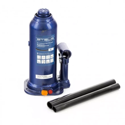 Домкрат гидравлический бутылочный 6 т h подъема 207-404 мм Stels 51164 купить в Перми