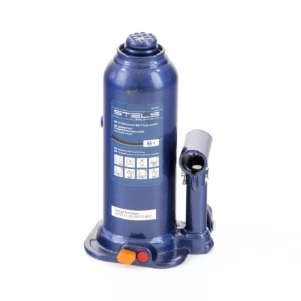 Домкрат гидравлический бутылочный 6 т h подъема 207-404 мм Stels 51164 купить в Перми