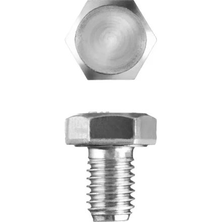 Болт ЗУБР &quot;МАСТЕР&quot; с шестигранной головкой, ГОСТ 7798-70, класс прочности 5.8, оцинкованный, M8x12мм, 5кг 303080-08-012 купить в Перми