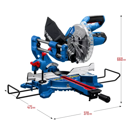 ЗУБР Профессионал ППТ-216-П пила торцовочная с протяжкой, d 216 х 30 мм, 1800 Вт купить в Перми