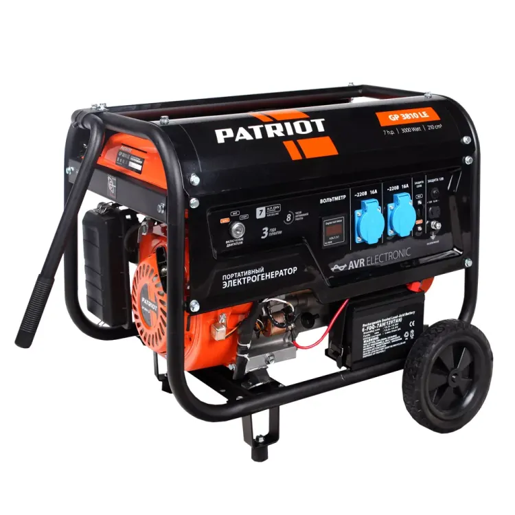 Генератор бензиновый PATRIOT GP 3810 LE купить в Перми