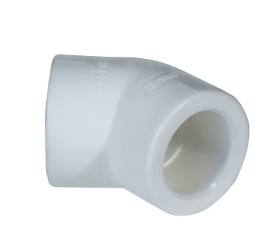 Уголок PP-R 45° 25мм белый (50/650) 45351
