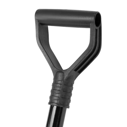 Лопата для уборки снега пластиковая, 490х325х1380 мм, стальной черенок, Palisad 61661 купить в Перми