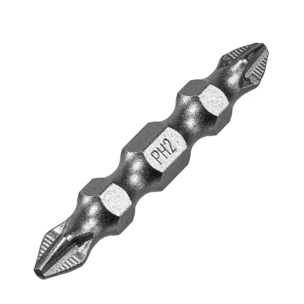 Бита двухсторонняя, PH2-PH2 х 45 мм, сталь S2, 10 шт. Denzel 11673 купить в Перми