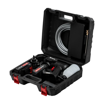 Моечная машина высокого давления аккумуляторная А-21-02, 40 бар, 4 л/мин, Li-ion 21 В, 2 акк.// MTX купить в Перми