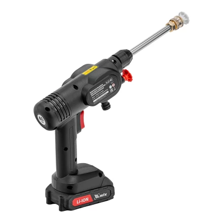 Моечная машина высокого давления аккумуляторная А-21-02, 40 бар, 4 л/мин, Li-ion 21 В, 2 акк.// MTX купить в Перми