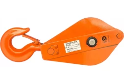Блок монтажный однорольный с крюком TOR HQG(L) K1-0,5 т с откидной щекой (S) 1048597