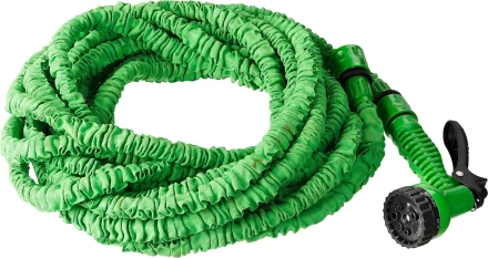 РОСТОК. Набор поливочный: Шланг удлиняющийся 15 м, распылитель пистолетный 7 поз., адаптер внеш 1/2&quot;x3/4&quot; 428498-15 купить в Перми