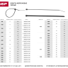 Хомуты ЗУБР нейлоновые, в п/э пакете, тип 7, черные, 2,5ммх150мм, 50шт 4-309037-25-150 купить в Перми