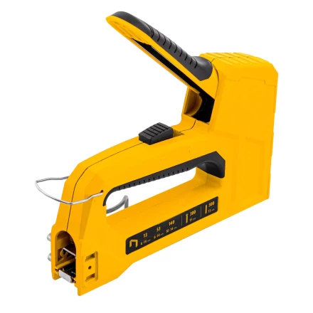 Степлер мебельный Denzel 40215, тип 53 и 13, 6-14мм, тип 140, 10-14мм, тип 300, 15мм, тип 500, 15мм купить в Перми