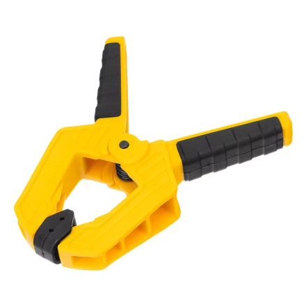 Струбцина клещеобразная Denzel, усиленная 50 х 35 мм, двухкомпонентные рукоятки, 20795 купить в Перми