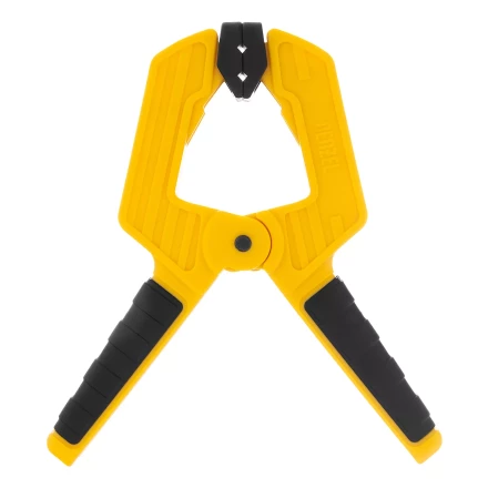 Струбцина клещеобразная Denzel, усиленная 50 х 35 мм, двухкомпонентные рукоятки, 20795 купить в Перми