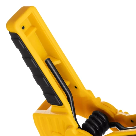 Струбцина клещеобразная Denzel, усиленная 50 х 35 мм, двухкомпонентные рукоятки, 20795 купить в Перми