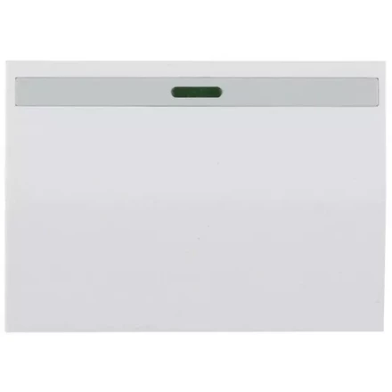 Выключатель СВЕТОЗАР &quot;ЭФФЕКТ&quot; одноклавишный, с эффектом свечения, без вставки и рамки, цвет белый, 10A/~250B SV-54431-W купить в Перми