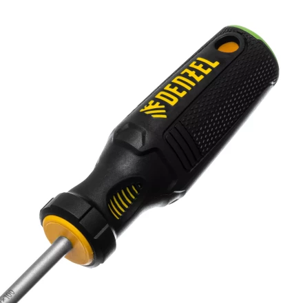 Отвертка, PZ2x100 мм, S2, 3к рукоятка Denzel 122077 купить в Перми