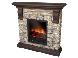 Электрокамин-камин электрический каминокомплект ELECTROLUX EFP/S 2118SDS темный камень