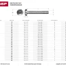 Винт DIN 7985 M5x30мм, 7шт, кл. пр. 4.8, оцинкованный, ЗУБР 303156-05-030 купить в Перми