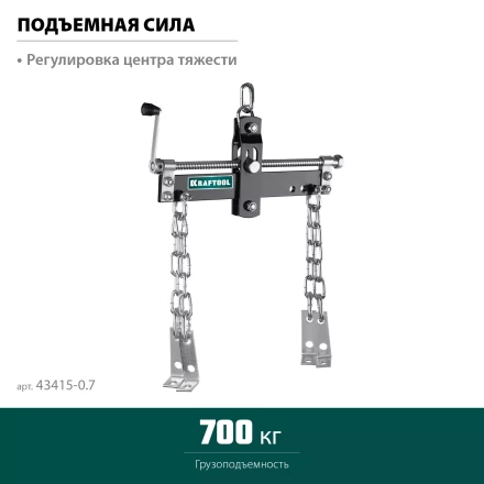 Траверсы для гидравлического крана KRAFTOOL 43415-0.7 купить в Перми