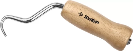 Скручиватель ЗУБР &quot;МАСТЕР&quot; проволоки, крюк из нержавеющей стали, буковая рукоятка 23807 купить в Перми