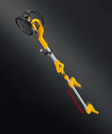 STEHER d225 мм, 800 Вт, удлиненная рукоятка, подсветка, шлифовальная машина для стен (жираф) (DWL-800) купить в Перми