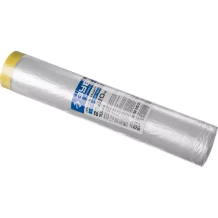 Пленка ЗУБР &quot;ПРОФЕССИОНАЛ&quot; защитная с клейкой лентой, HDPE, 10мкм, 2,1х20м 12250-210-20 купить в Перми