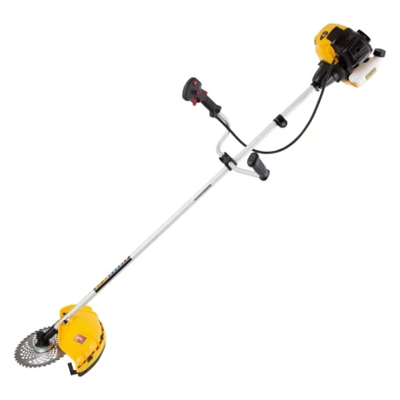 Триммер бензиновый DTL-33, 33 см3, неразъемная штанга, состоит из 2 частей Denzel 96261 купить в Перми