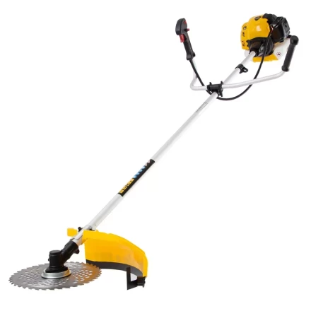 Триммер бензиновый DTL-33, 33 см3, неразъемная штанга, состоит из 2 частей Denzel 96261 купить в Перми