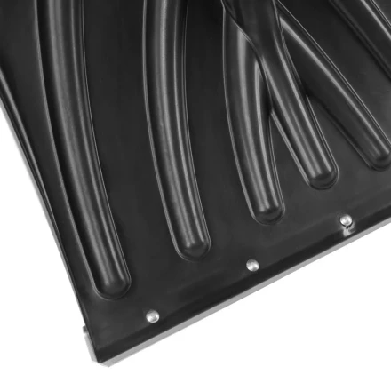 Лопата для уборки снега пластиковая, 450х325х1370 мм, стальной черенок, Palisad 61660 купить в Перми