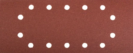 Лист шлифовальный ЗУБР &quot;МАСТЕР&quot;, 14 отверстий, для ПШМ на зажимах, Р180, 115х280мм, 5шт 35594-180 купить в Перми