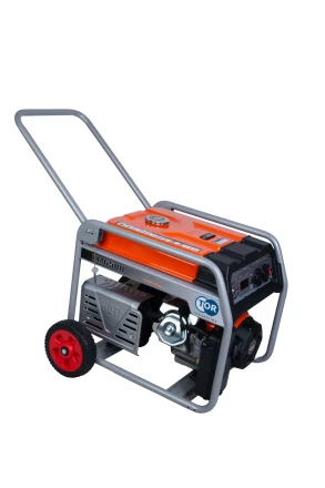 Генератор бензиновый TOR KM6500H 5,0 кВт 220В 27 л с электростартером и колесами 1018117 купить в Перми