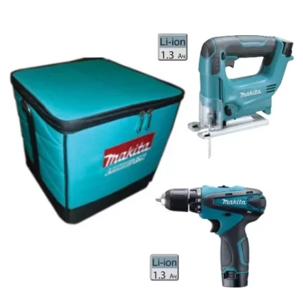Набор Makita DK1475X3 (Дрель DF330DZ + Лобзик JV100DZ) купить в Перми