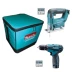 Набор Makita DK1475X3 (Дрель DF330DZ + Лобзик JV100DZ) купить в Перми