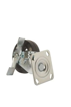 Колесо большегрузное поворотное SCdb 55 125 мм обрезиненное с тормозом (N) 1024160 купить в Перми