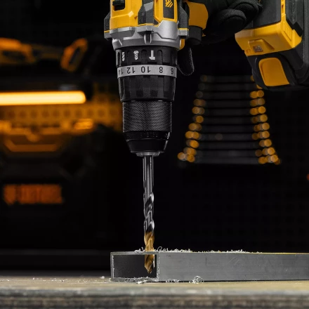 Сверло спиральное по металлу Denzel, 9 x 125 мм, Р6М5, Golden Tip, 718241 купить в Перми