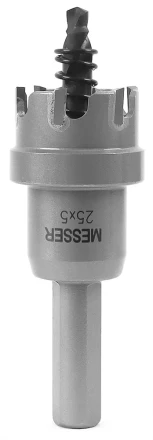 ТСТ коронка MESSER 25X5 с центрирующим сверлом и толкающей пружиной купить в Перми