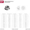 Гайка DIN 6923 с фланцем, M8, 6 шт, кл. пр. 8, оцинкованная, ЗУБР 303636-08 купить в Перми