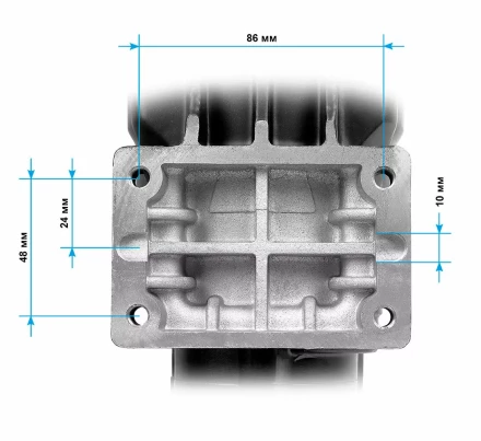 Двигатель алмазного бурения MESSER DM180-1  230мм, 3,2 кВт, 900 об/мин, с PRCD купить в Перми
