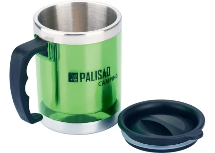 Термокружка с крышкой-поилкой в пластиковом корпусе 300 мл PALISAD Camping 69531 купить в Перми