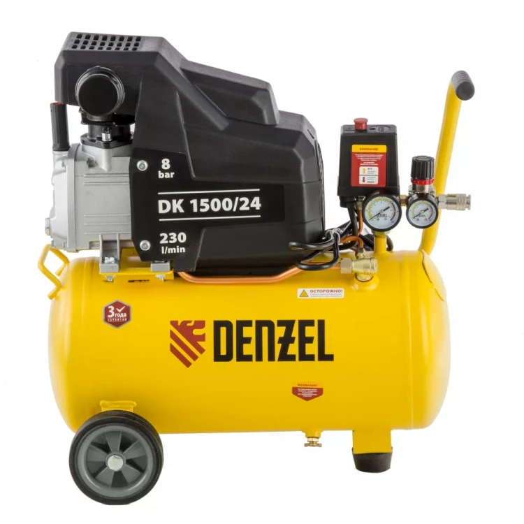 Компрессор воздушный Denzel DK1500/24 Х-PRO 58063 купить в Перми