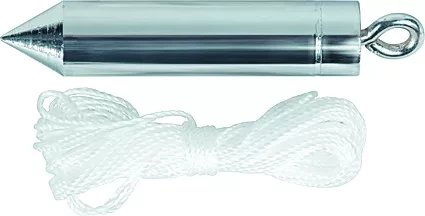 Отвес цилиндрический 100 г шнур 30 м  MATRIX 84836 купить в Перми