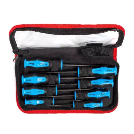 Набор слесарных отверток из стали S2 КВТ НО-08-S, 8 шт. (87106) купить в Перми