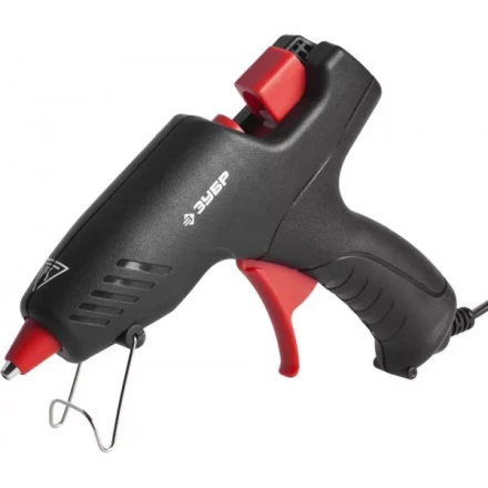 Пистолет ЗУБР &quot;МАСТЕР&quot; клеевой (термоклеящий), электрический, эргономичная рукоятка, рабочая температура 193град, d=12мм, 40Вт 06850-55-12_z02 купить в Перми