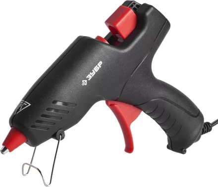 Пистолет ЗУБР &quot;МАСТЕР&quot; клеевой (термоклеящий), электрический, эргономичная рукоятка, рабочая температура 193град, d=12мм, 40Вт 06850-55-12_z02 купить в Перми