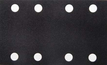 Лист шлиф. универс. URAGAN &quot;Оптимал. для тверд. пород дерева&quot; 8 отв. по линии, на липучке, для ПШМ, P120, 80х133мм, 50шт 907-22111-120-50 купить в Перми