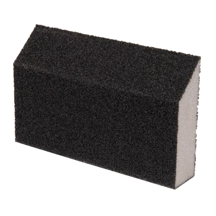 Губка для шлифования, 125 х 75 х 25 мм, трапеция, средняя жесткость, P 60 Сибртех 757287 купить в Перми