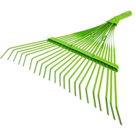 Грабли веерные стальные Palisad, 565 мм, 22 плоских зуба, эмалированные, усиленные, без черенка, 617015 купить в Перми