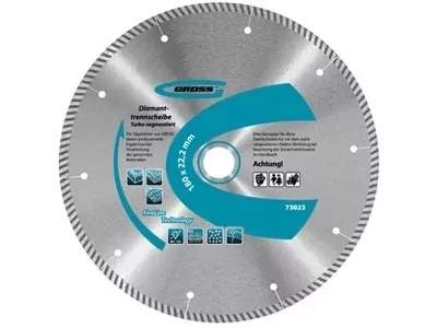 Диск алмазный 115 х 22,2 мм турбо-сегментный сухое резание GROSS 73019 купить в Перми