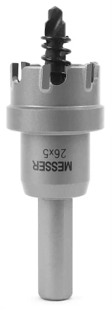 ТСТ коронка MESSER 26X5 с центрирующим сверлом и толкающей пружиной купить в Перми