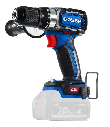 Бесщеточная дрель-шуруповерт Зубр, без АКБ (LMS),в коробке DB-70 серия «ПРОФЕССИОНАЛ» купить в Перми